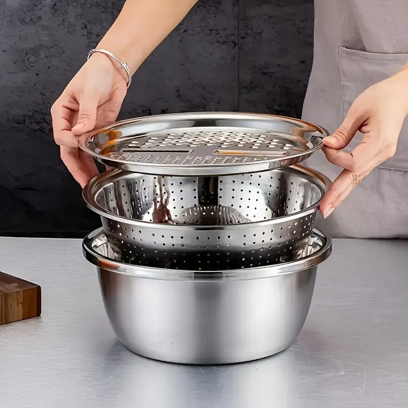 3pcs Stainless Steel Kitchen Set