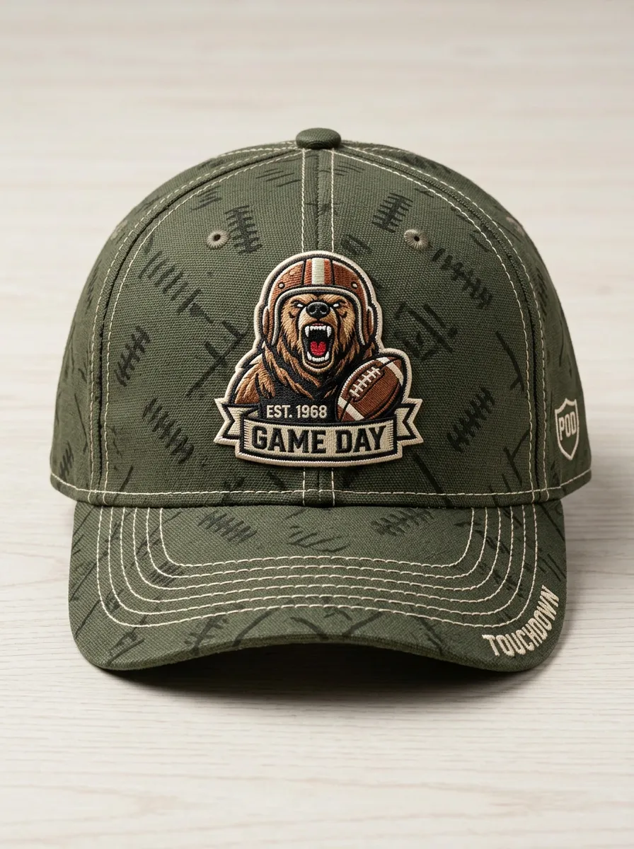 Varsity Football Baseball Cap