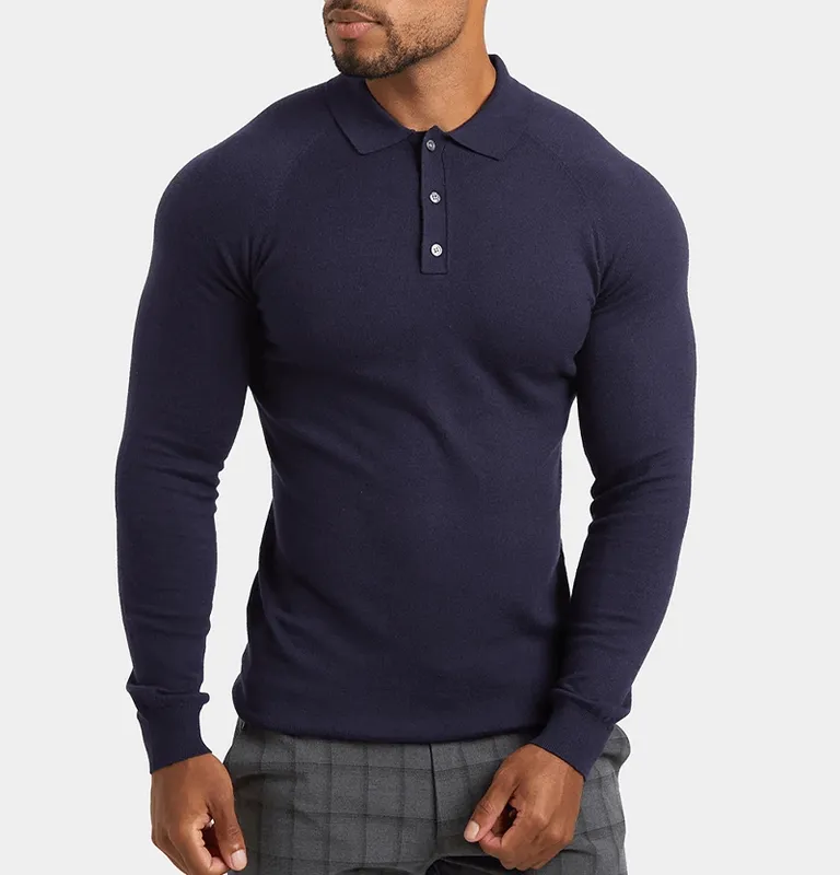 Navy Blue Soft Knit Sweater