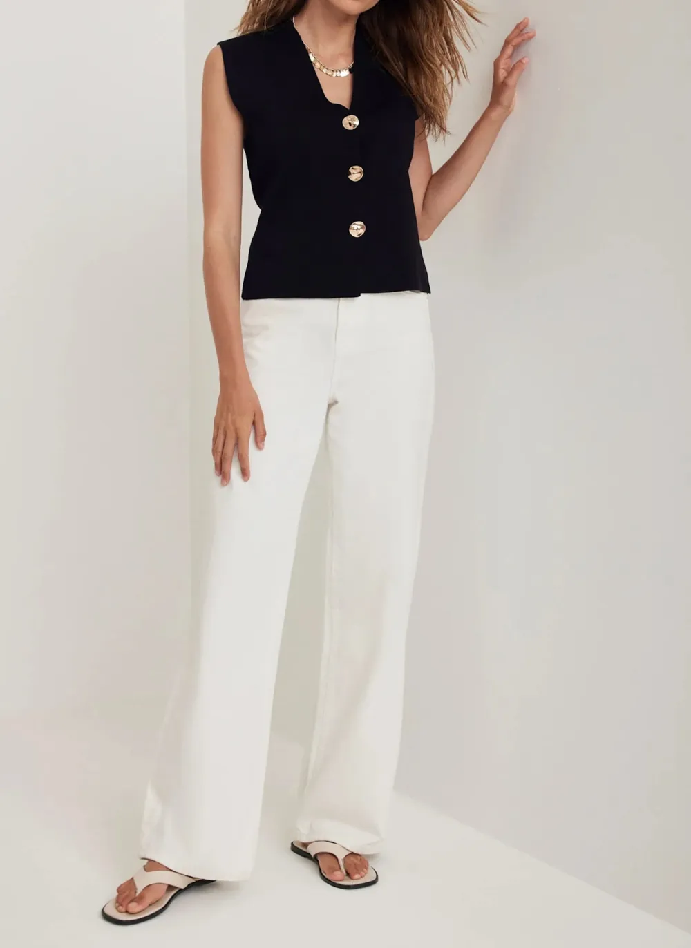 Casual Style V-neckline  Knit