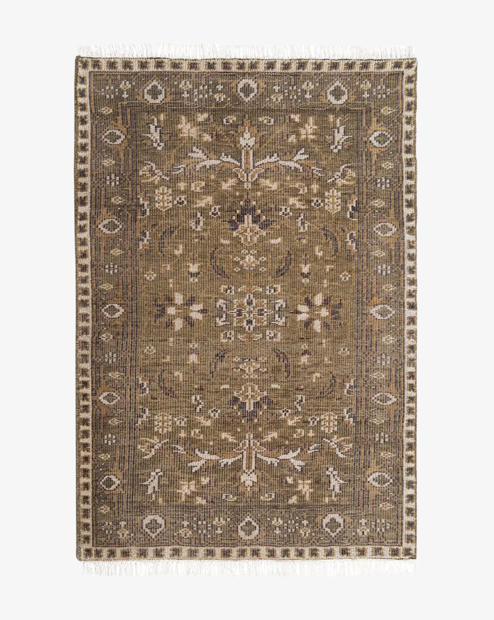 Soft-Underfoot Hand-Knotted Wool Area Rug