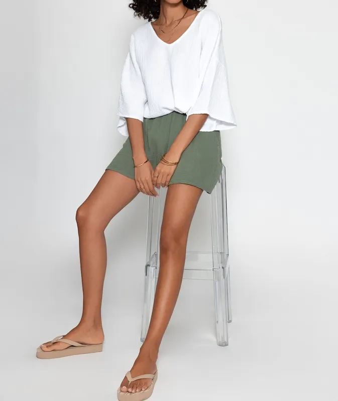 Khaki Everyday Shorts