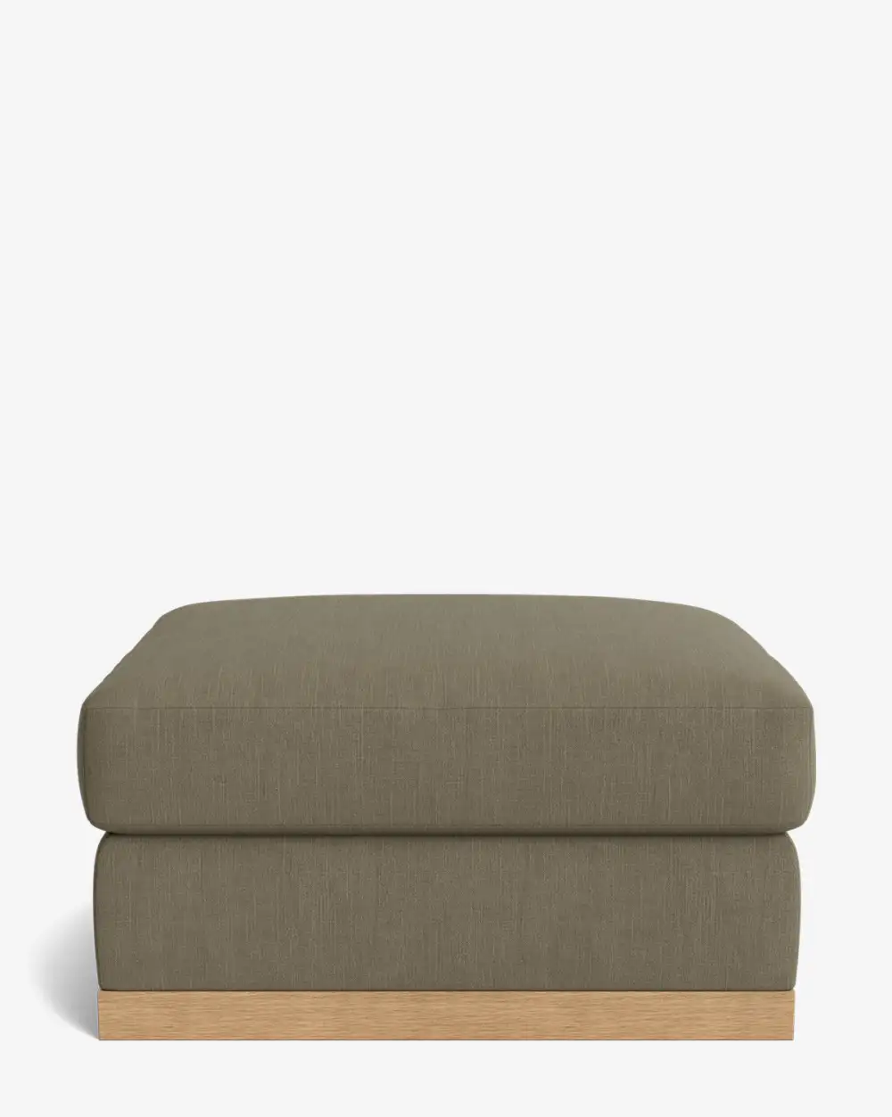 Modular Velvet Ottoman