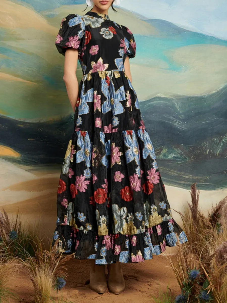 Jacquard Midi Dress