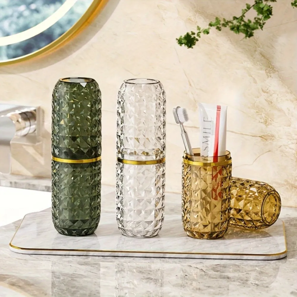 Diamond Pattern Toothbrush Case