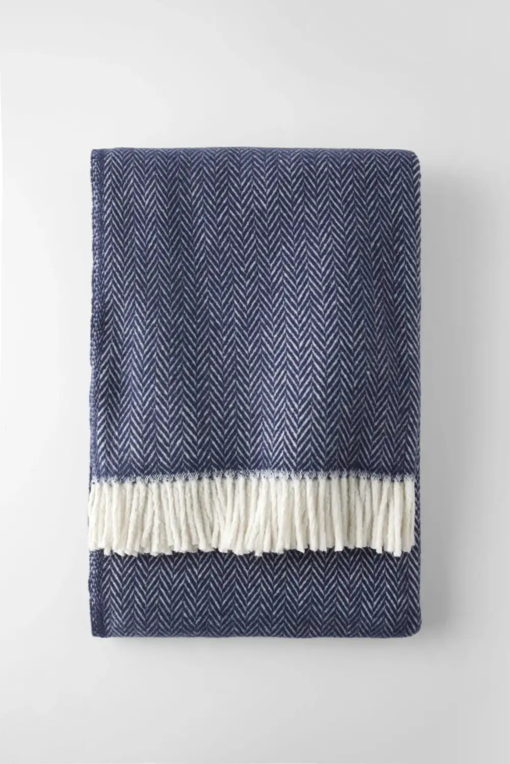 Textured Cotton Blend Throw