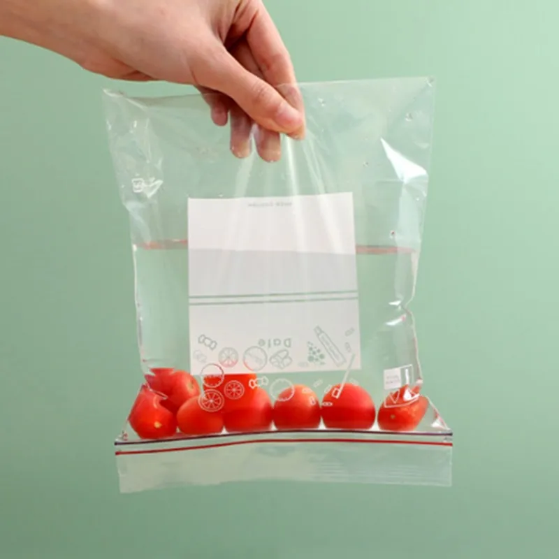 40 Pcs Food Preservation Bags Home Travel Transparent