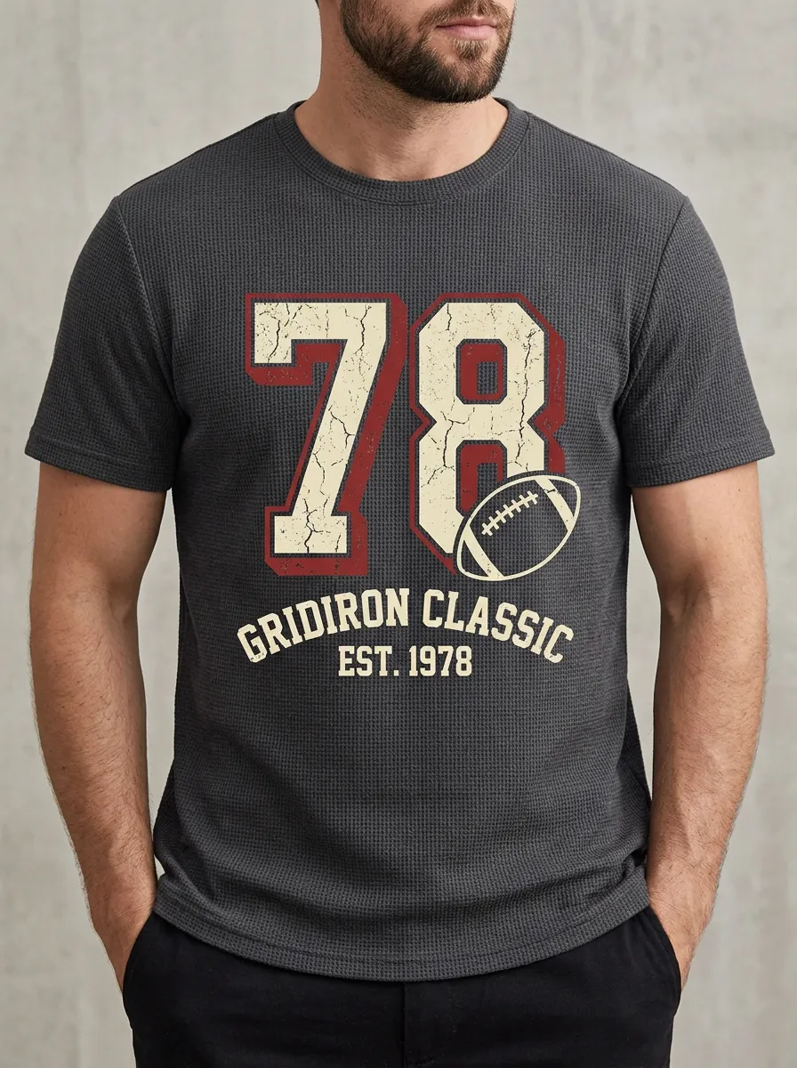Men's Stadium Gridiron Helmet Graphic T-Shirt