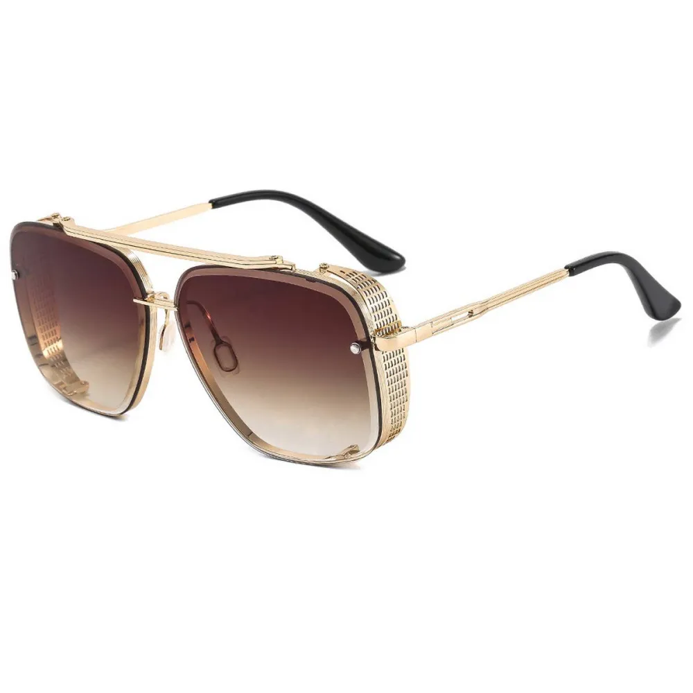 Browline Metal Sunglasses