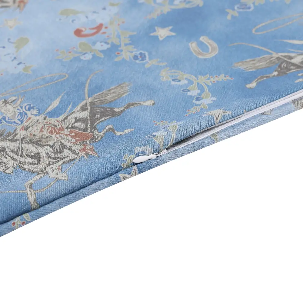 Patchwork Denim Duvet Cover Set
