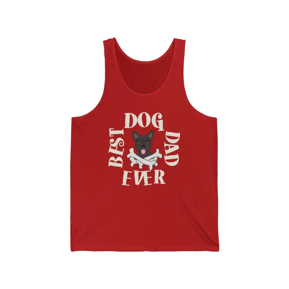 Dog Dad Puppy Graphic Tank Top