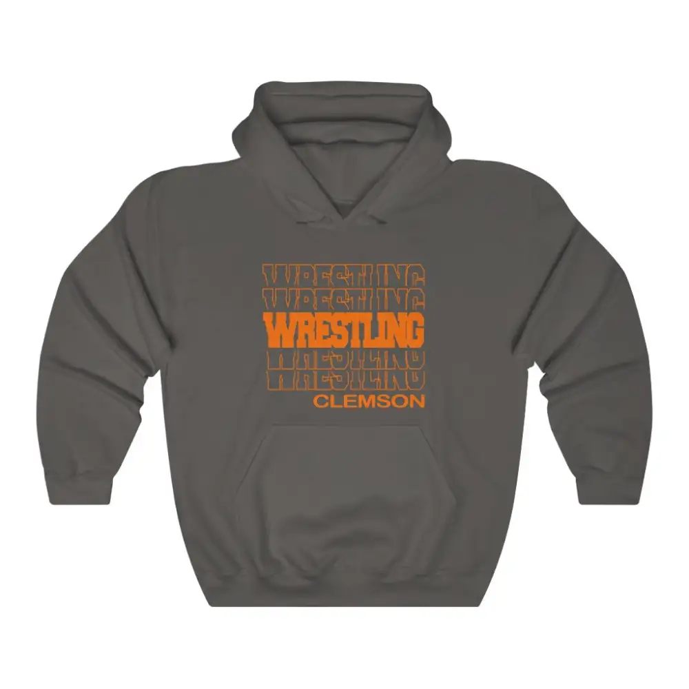 Varsity Wrestling Stacked Letter Hoodie