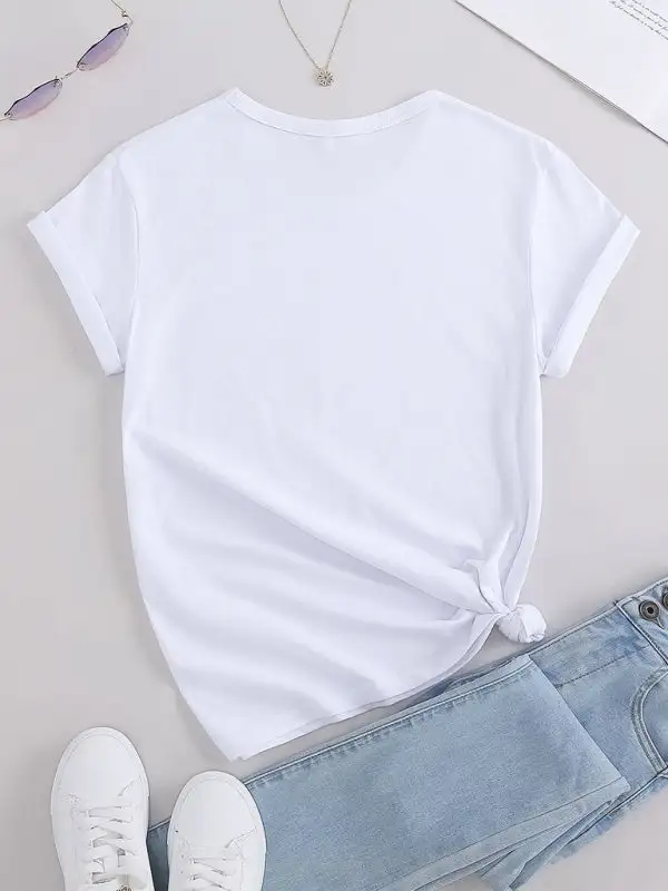 Refined Round-Neck Short-Sleeve Knit Cotton T-Shirt