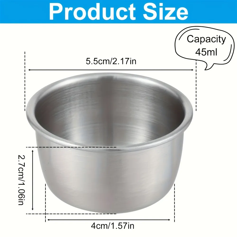 Multi-Use Stainless Steel Seasoning Bowls