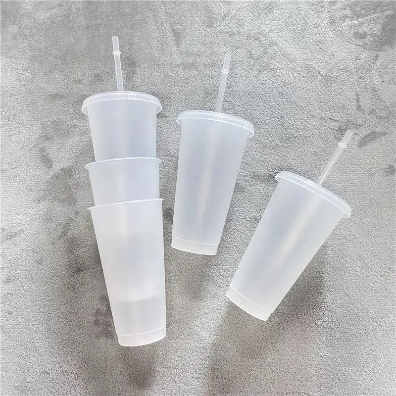 Frosted Reusable Cold Cup