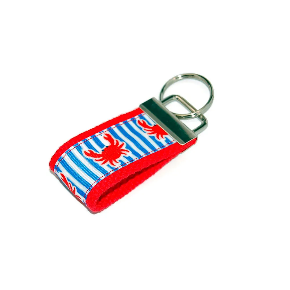 Seersucker Crabs Sweet Keychain