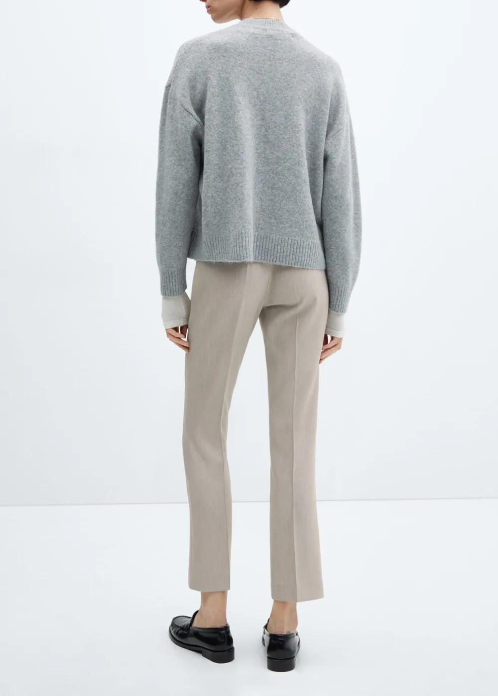 Belt Straight-Fit Pants