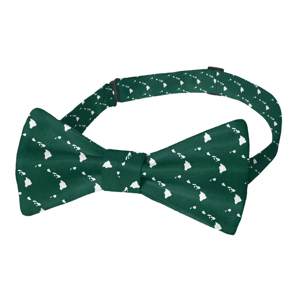 Elegant Outline Motif Bow Tie