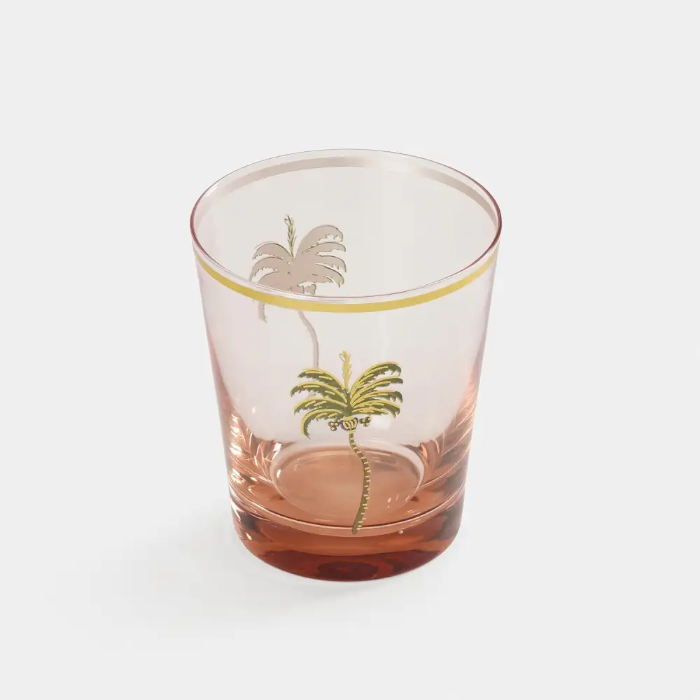 Multicolor Printed Drinking Glass Set