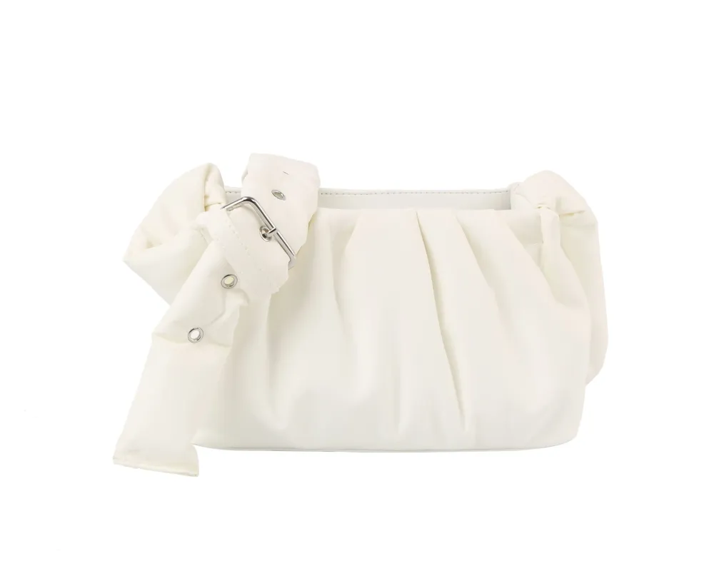 Relaxed Detail Pocketed Nylon Shoulder Bag
