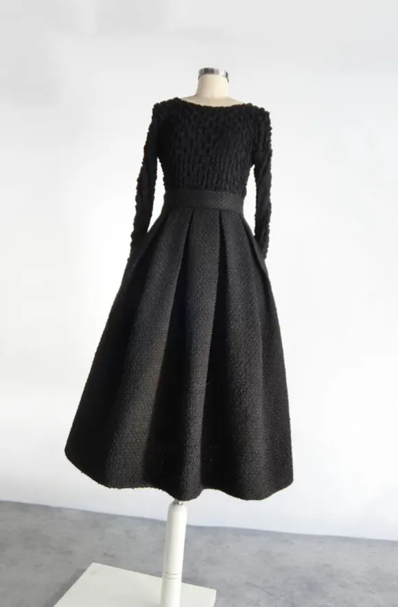 Practical Layering Everyday Casual Wool Skirt