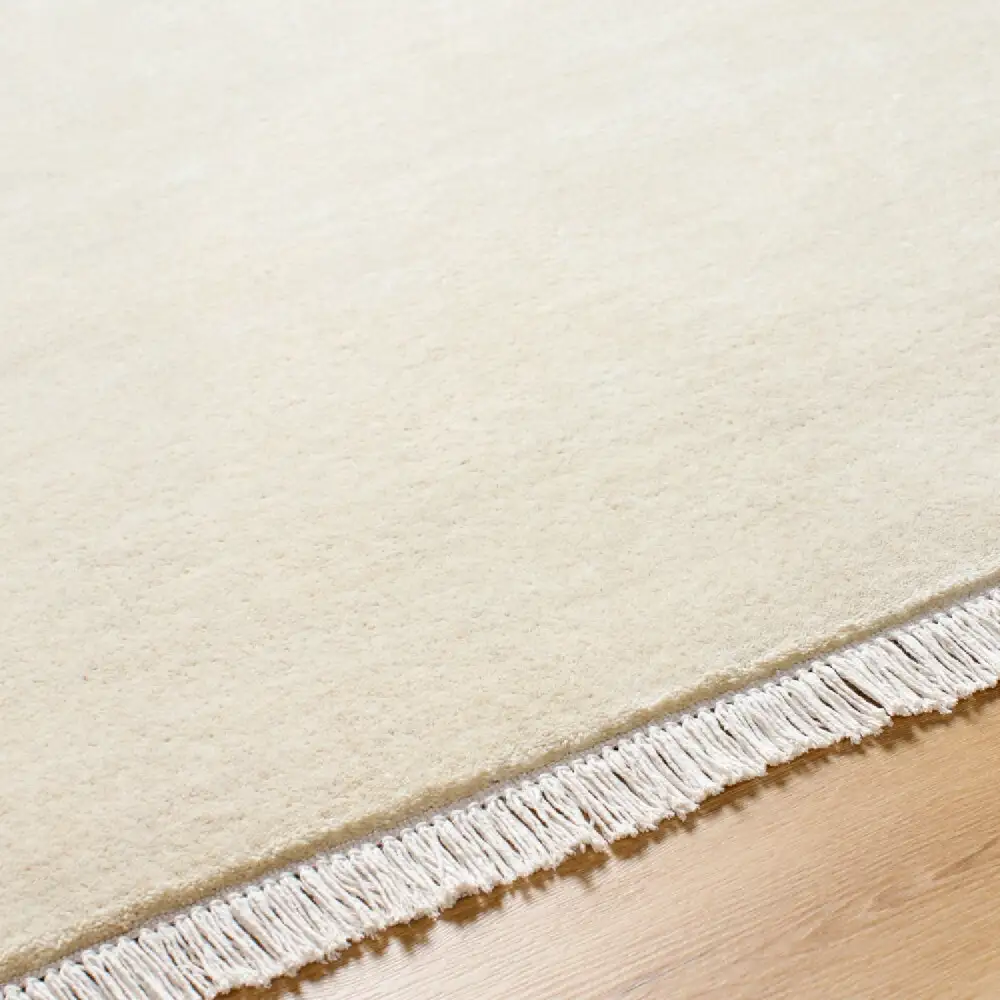 Hand-Loomed Wool Fringe Table Runner