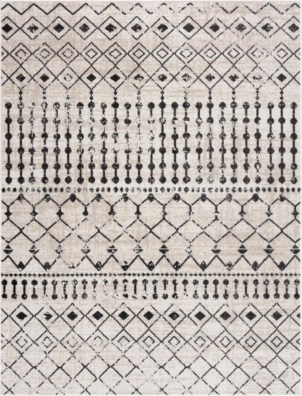 Balanced Bohemian Washable Area Rug