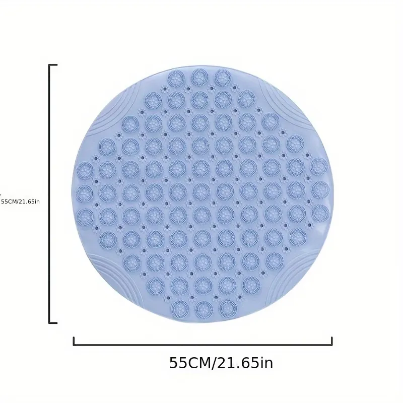 Round Silicone Shower Mat