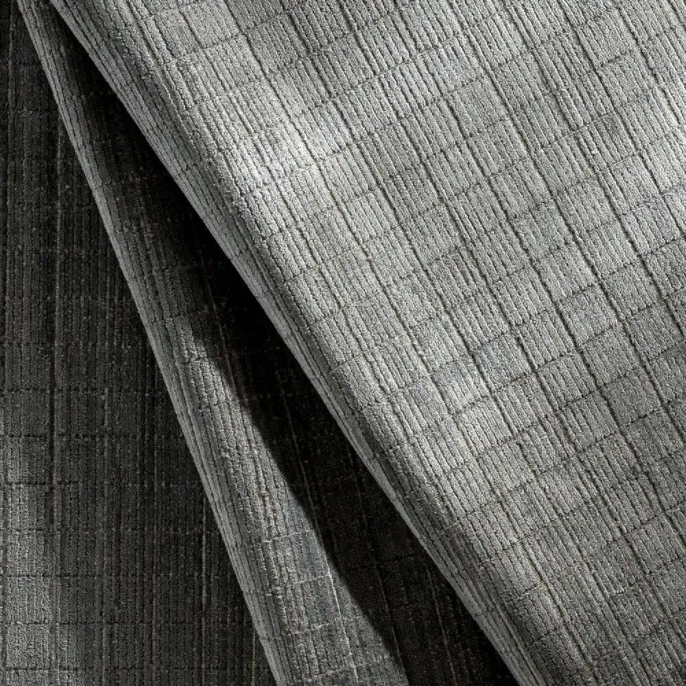 Hand-Loomed Square Pattern Carpet