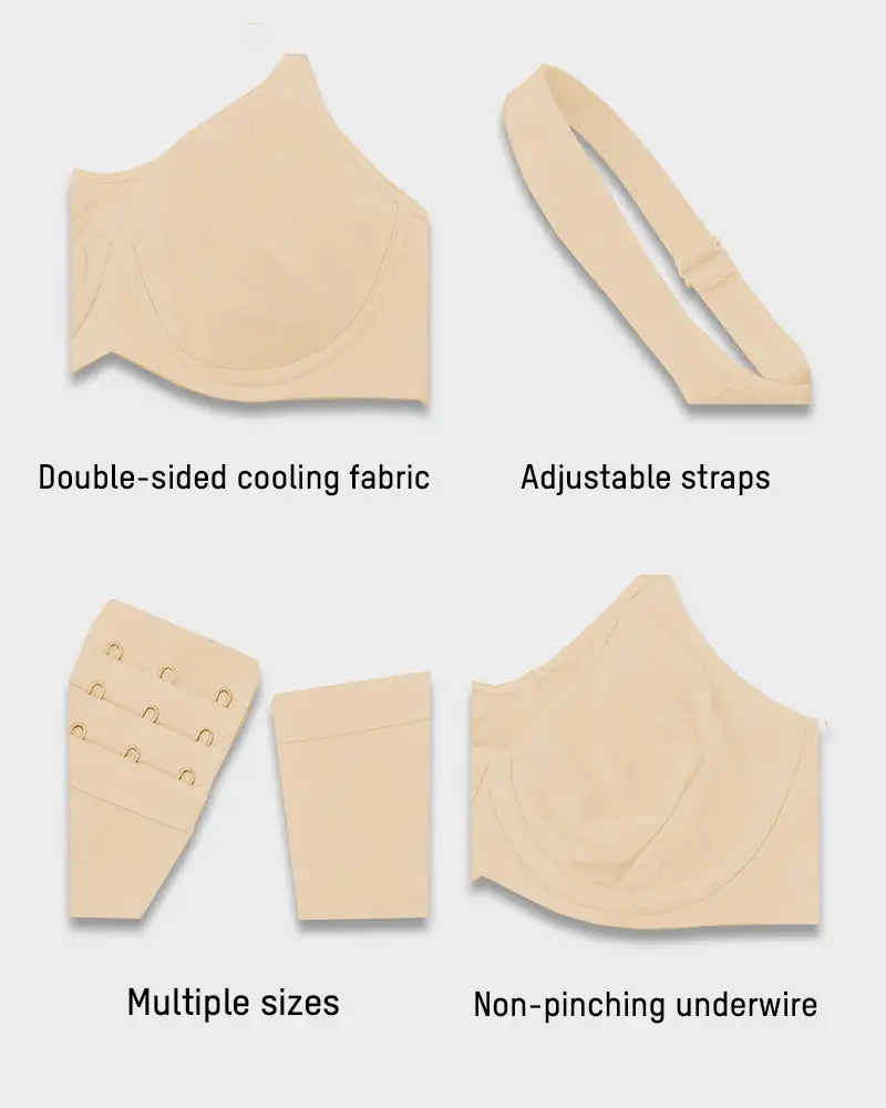 Plus Size Cooling Full Coverage Minimizer Bra