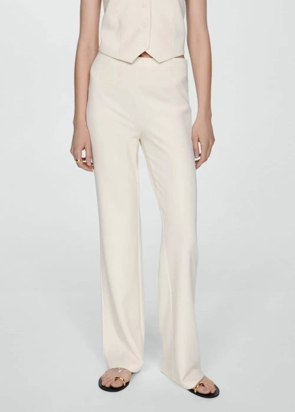 Straight Knitted Pants