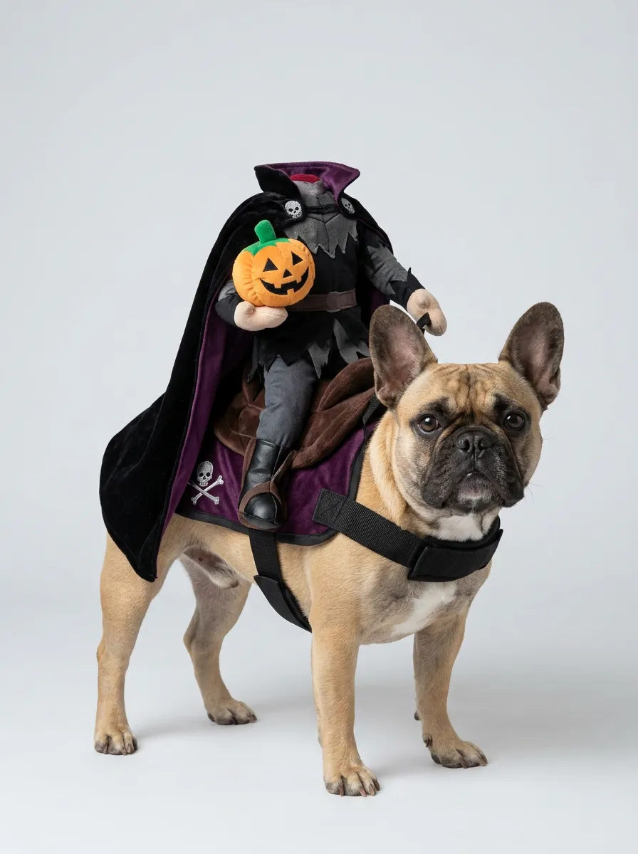 Playful Headless Horseman Dog Costume