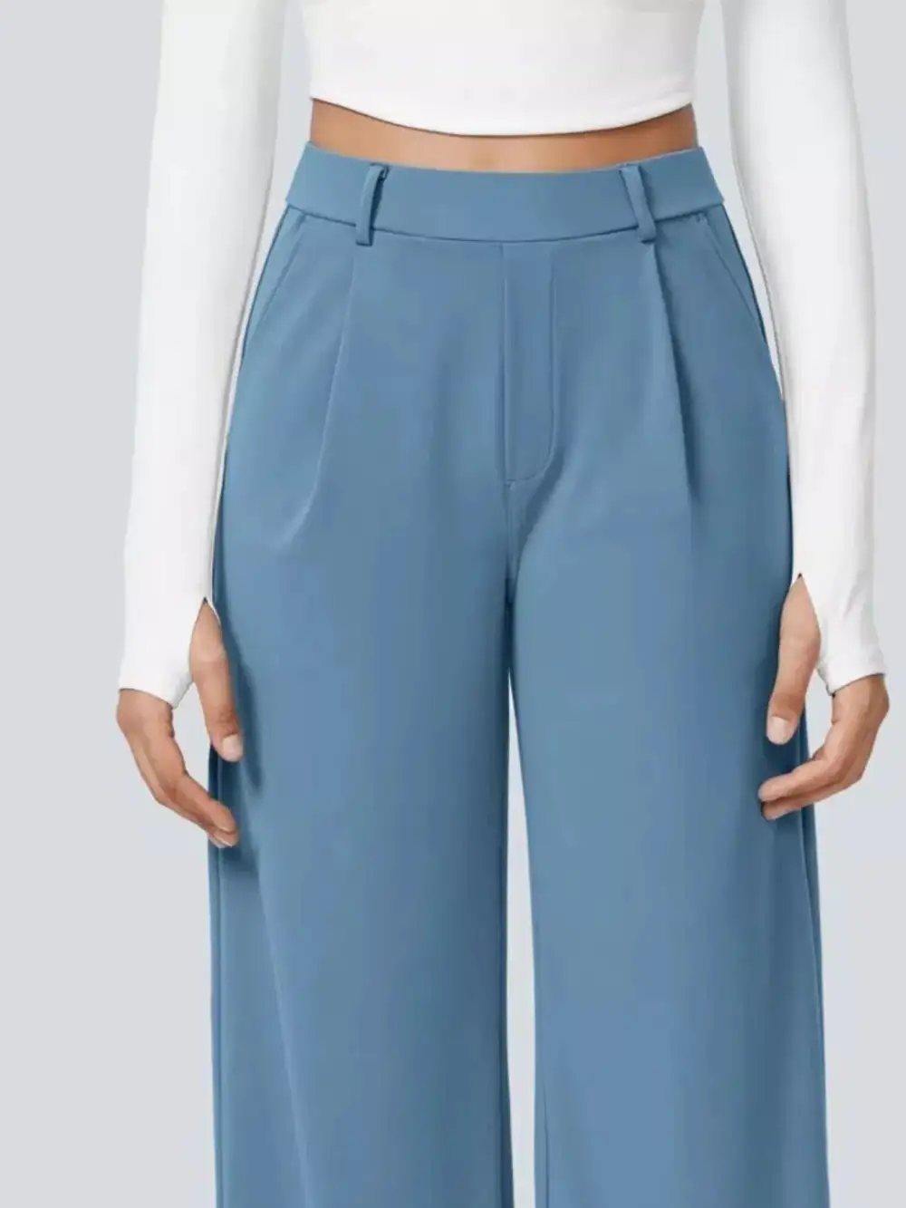 Wide Leg Pocketed Everyday Pants