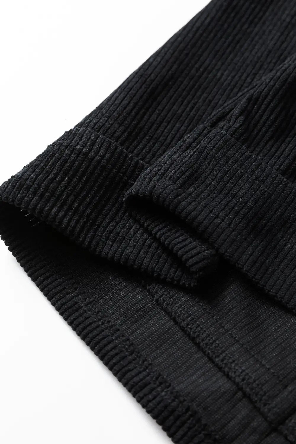 Balanced Detail Corduroy Pocketed Sleeveless Mini Dress