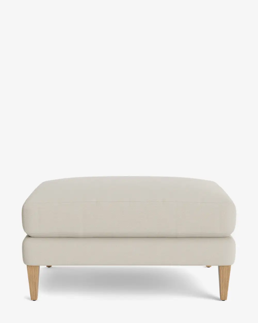 Modern Oak Ottoman