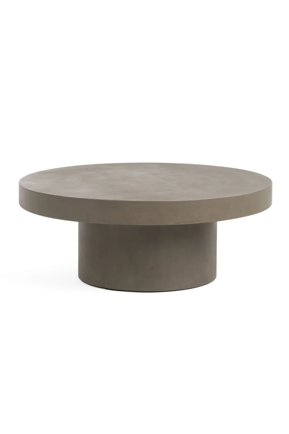 Sculptural Round Concrete Coffee Table