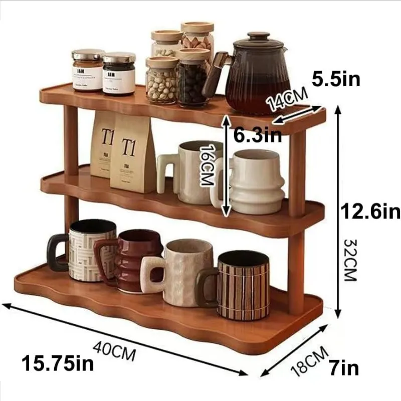 Kitchen Counter Storage Organizer