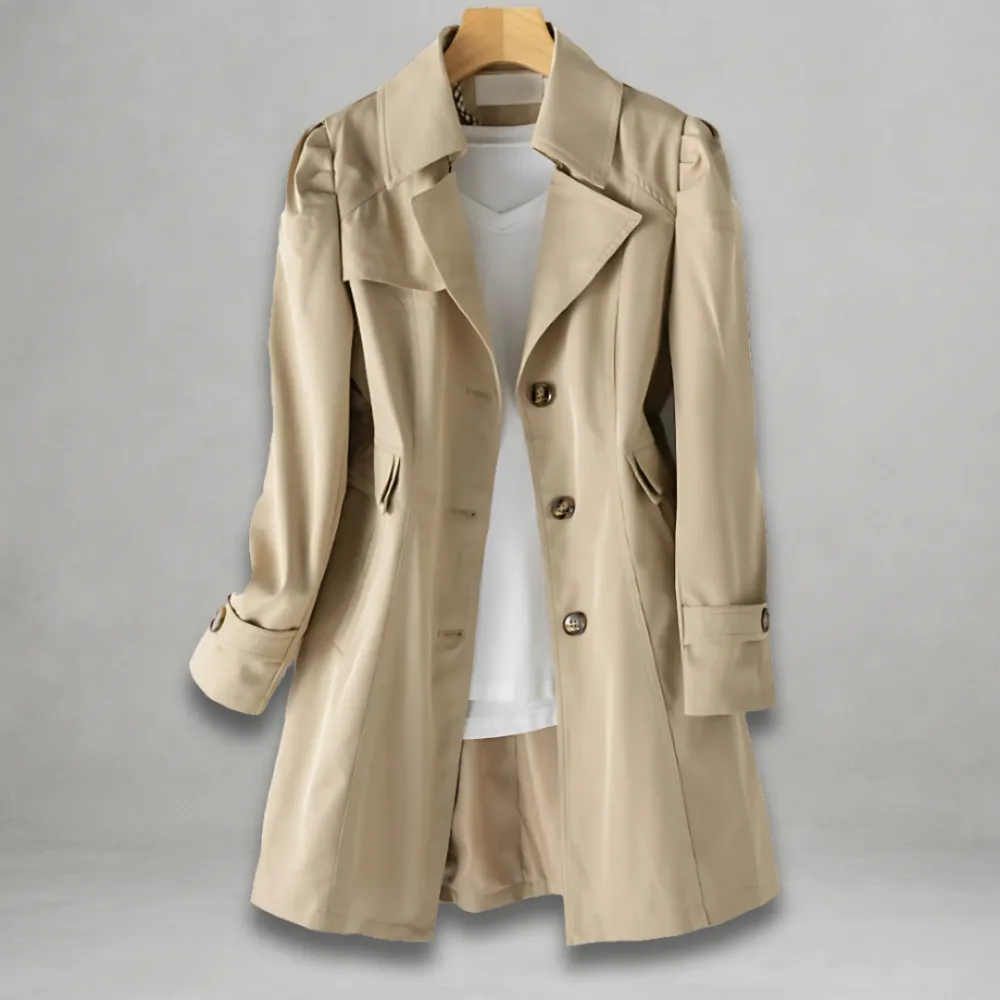 Modern Tailored Trench Coat
