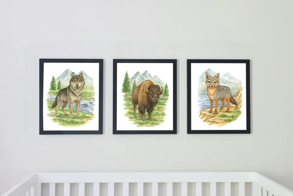 Framed Wildlife Art Print