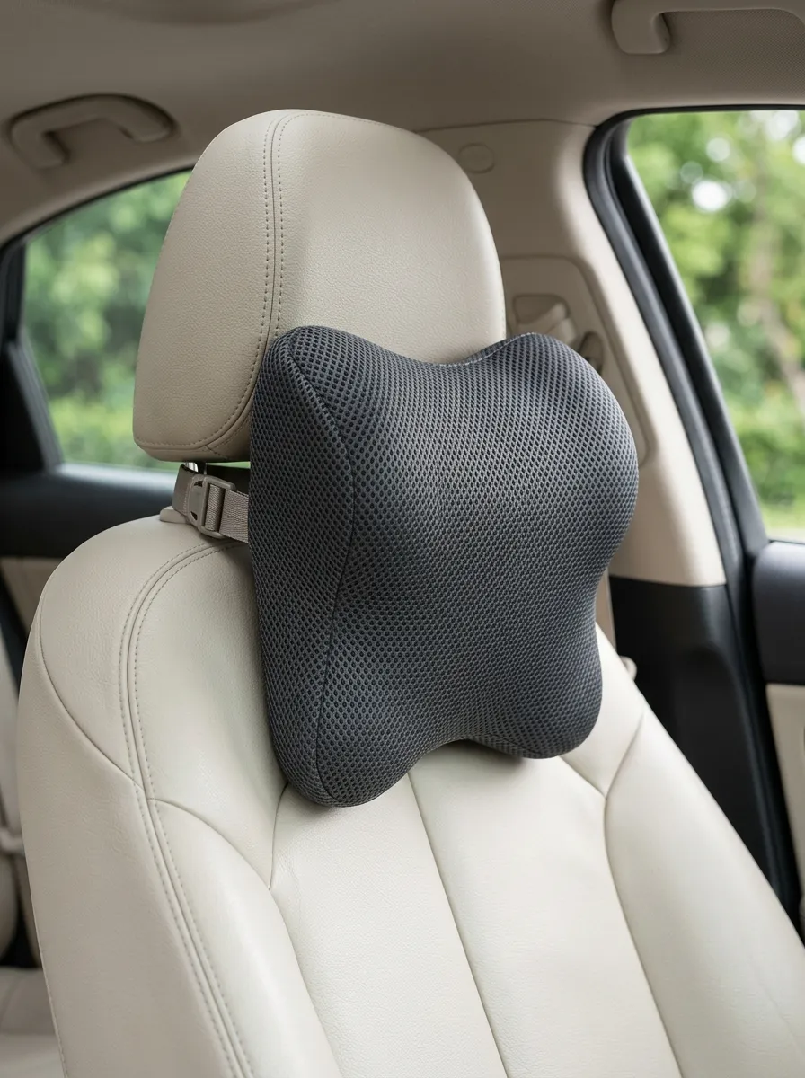 Mesh Car Neck Support Pillow
