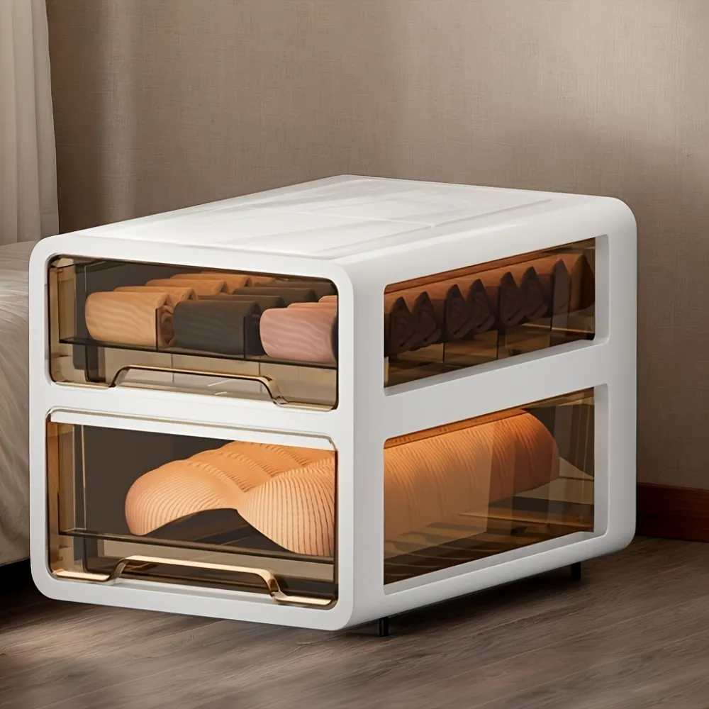Durable Multi-Drawer Lingerie Storage Unit, Closet Essential for Categorized Intimate Wear Organization