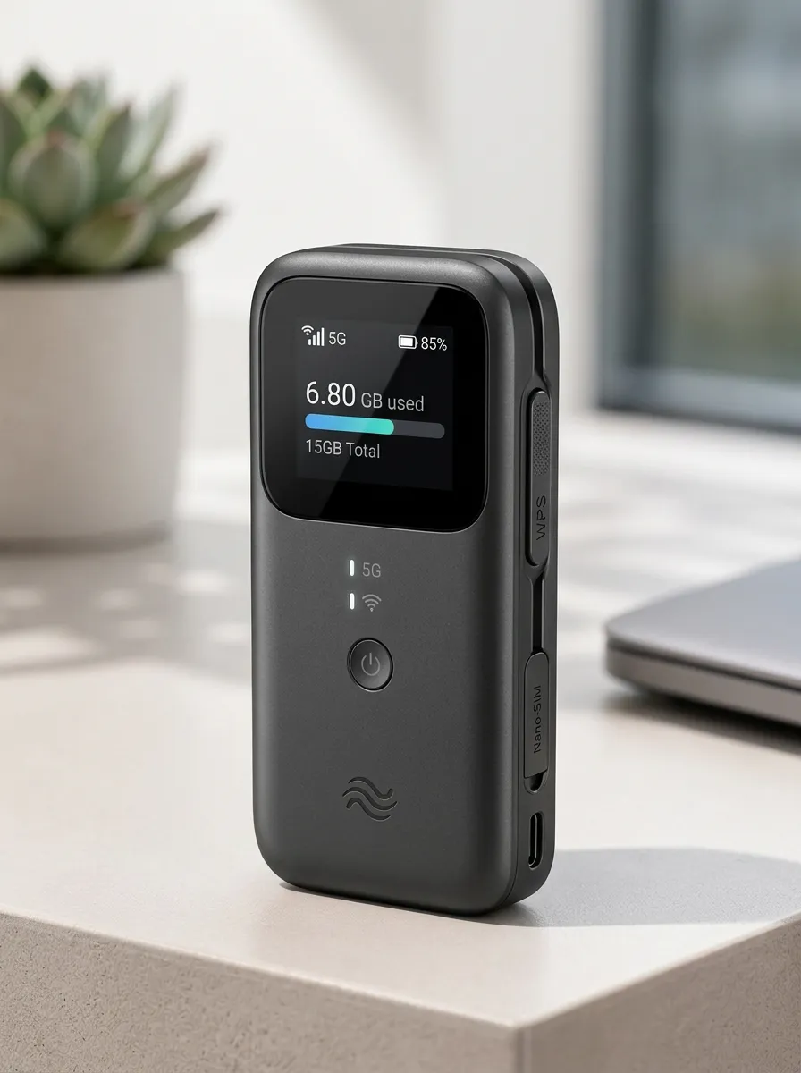 Digital Display Travel WiFi Hotspot