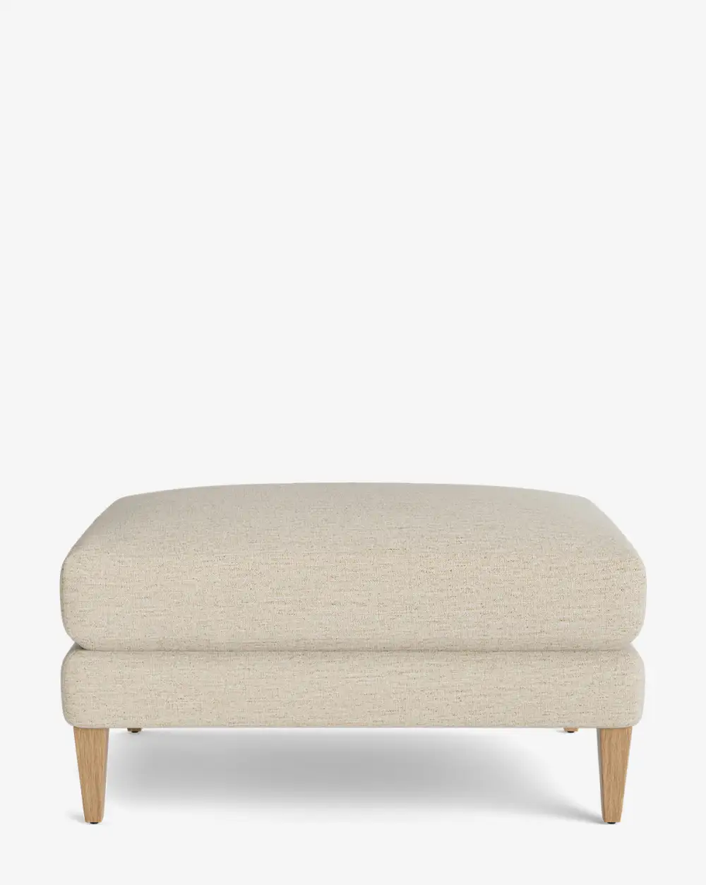 Modern Oak Ottoman