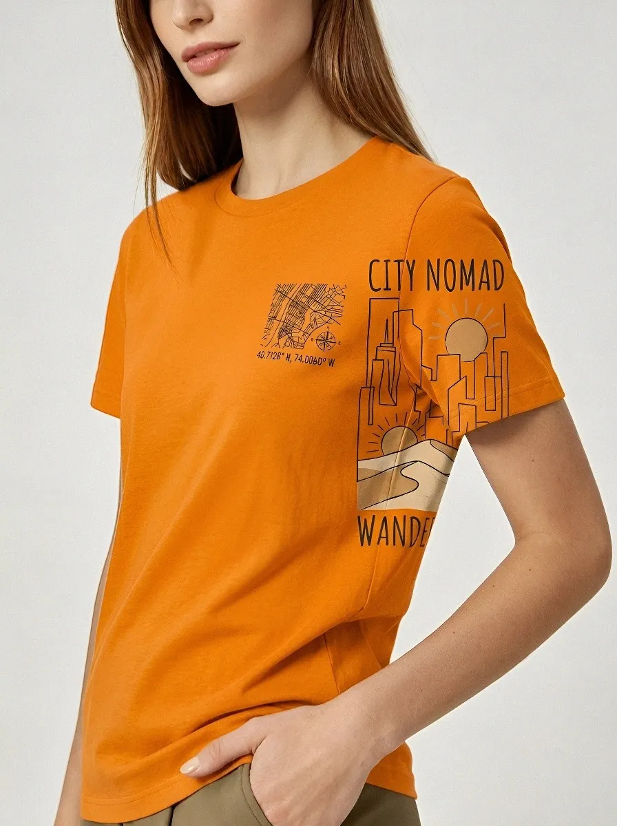 City Nomad Travel T-Shirt Modern
