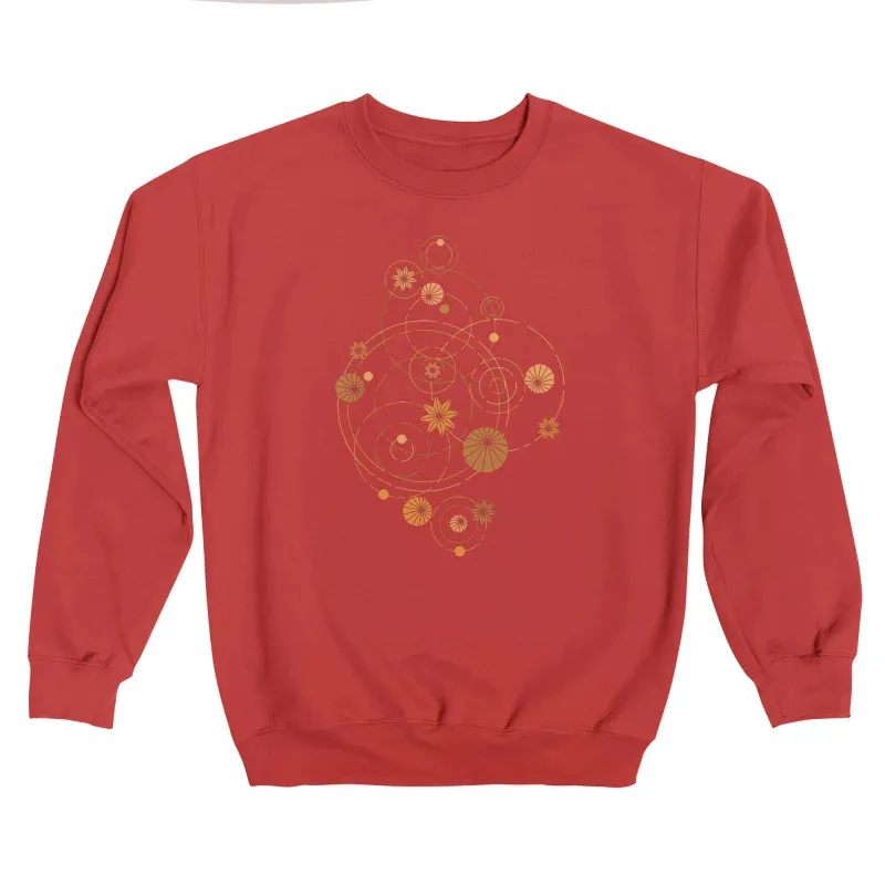 Artistic Geometric Floral Sweatshirt