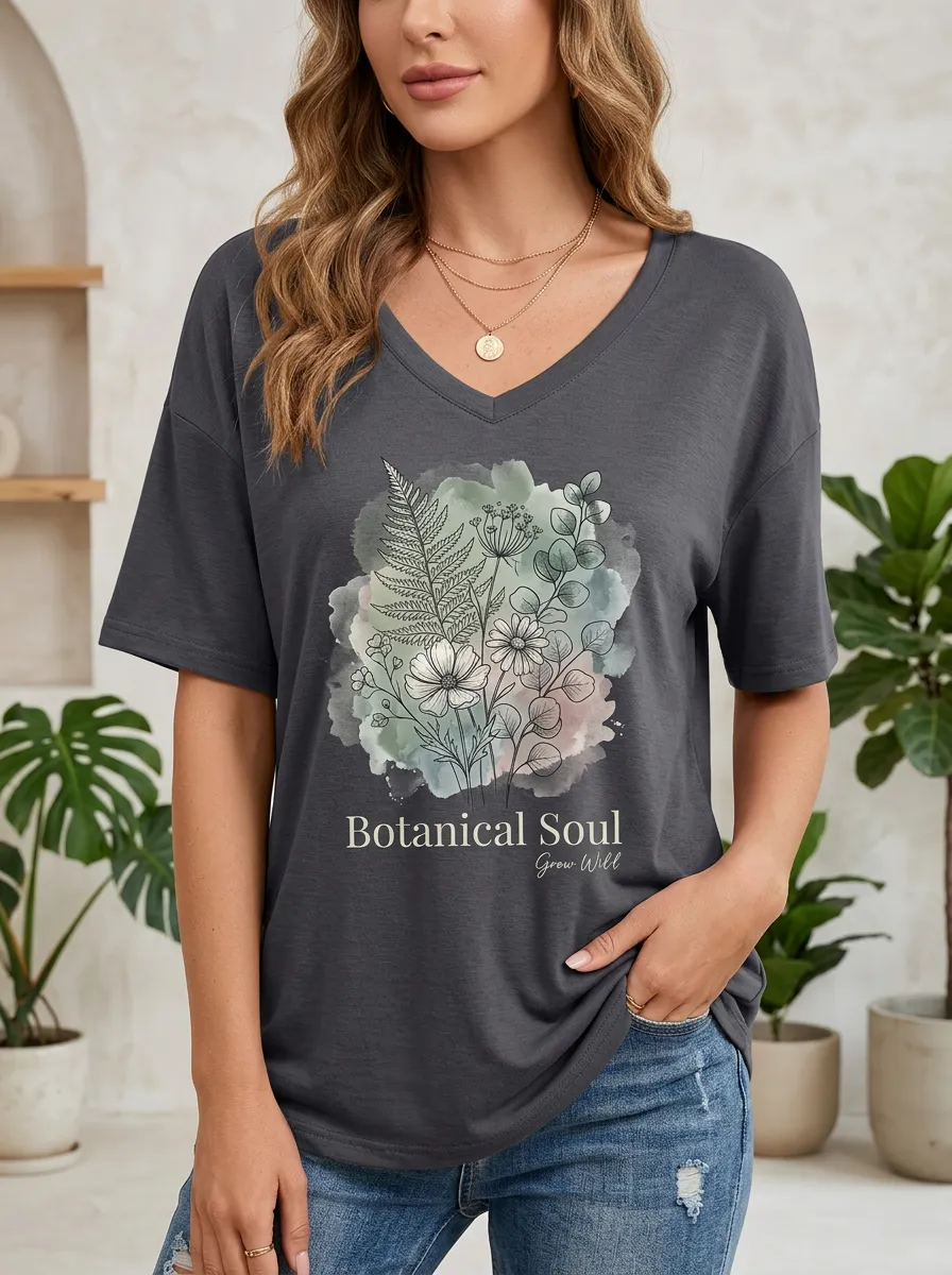 Botanical Soul Nature T-Shirt Soft