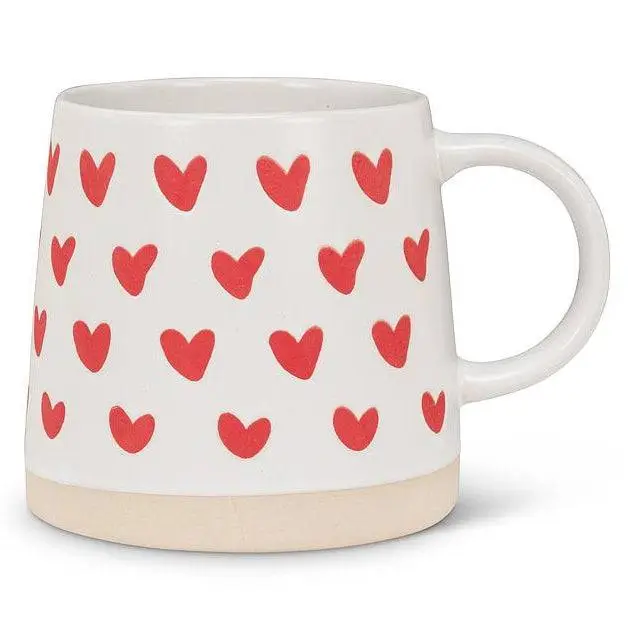 Scattered Heart Stoneware Mug