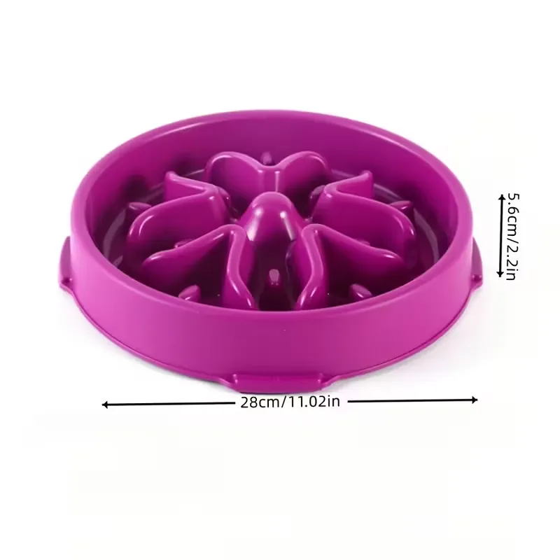 1pc XL Slow Feeder Pet Bowl