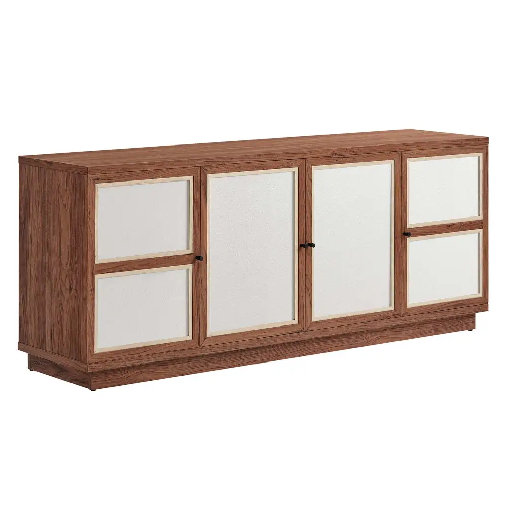 Wood Grain TV Console