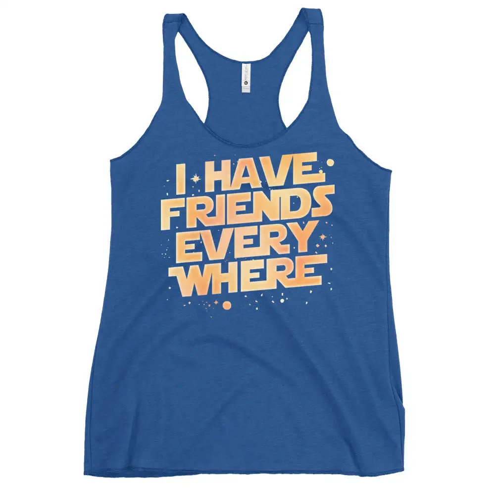Friends Print Racerback Tank